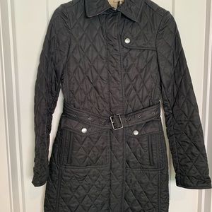 Burberry Winter Polyester Belted Coat